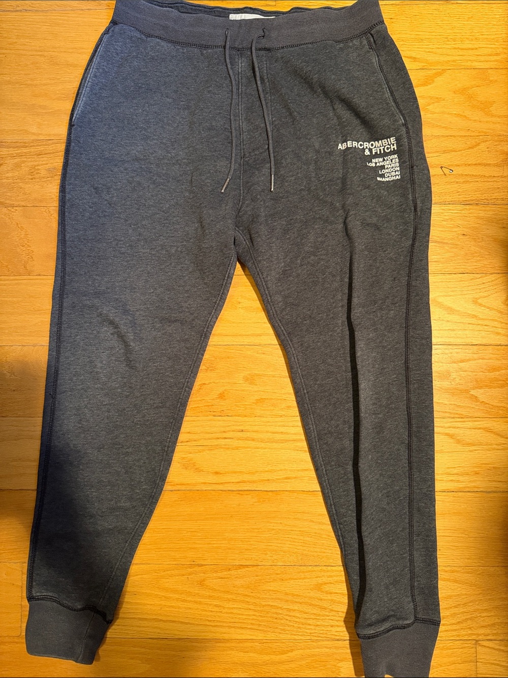 Abercrombie & Fitch Charcoal Gray Men's Jogger Sweatpants